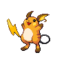 Normal coloration of Raichu (female)