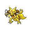 Normal coloration of Kadabra (female)