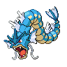 Normal coloration of Gyarados (female)