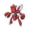 Normal coloration of Scizor (female)