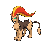 Normal coloration of Pyroar (female)