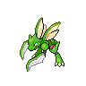 Shiny version of Scyther (female)