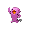 Shiny version of Wobbuffet (female)