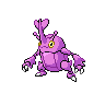 Shiny version of Heracross (female)