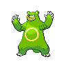 Shiny version of Ursaring (female)
