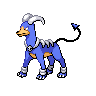 Shiny version of Houndoom (female)