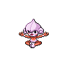 Shiny version of Meditite (female)