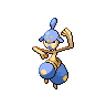 Shiny version of Medicham (female)