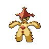 Shiny version of Cacturne (female)