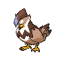 Shiny version of Staraptor (female)
