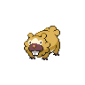 Shiny version of Bidoof (female)