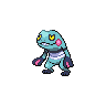 Shiny version of Croagunk (female)