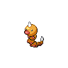 Normal coloration of Weedle