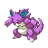 Normal coloration of Nidoking