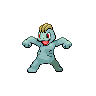 Normal coloration of Machop