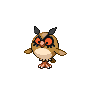 Normal coloration of Hoothoot