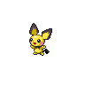 Normal coloration of Pichu