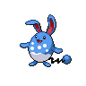 Normal coloration of Azumarill