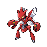 Normal coloration of Scizor (male)