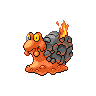 Normal coloration of Magcargo