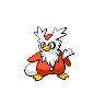 Normal coloration of Delibird