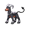 Normal coloration of Houndoom (male)