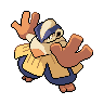 Normal coloration of Hariyama