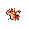 Normal coloration of Corphish