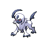 Normal coloration of Absol