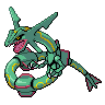 Normal coloration of Rayquaza