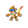 Normal coloration of Monferno