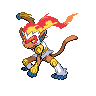 Normal coloration of Infernape