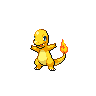 Shiny version of Charmander