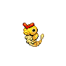 Shiny version of Caterpie