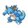 Shiny version of Nidoking