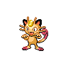 Shiny version of Meowth