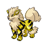 Shiny version of Arcanine