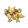 Shiny version of Kadabra (male)