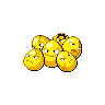 Shiny version of Exeggcute