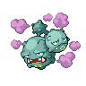 Shiny version of Weezing