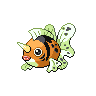 Shiny version of Seaking (male)