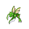 Shiny version of Scyther (male)