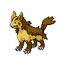 Shiny version of Mightyena