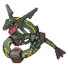 Shiny version of Rayquaza