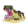 Shiny version of Hippowdon (male)