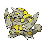 Shiny version of Rhyperior (male)