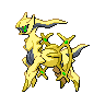 Shiny version of Arceus