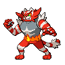 Shiny version of Incineroar