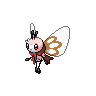 Shiny version of Ribombee