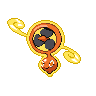 Normal coloration of Fan Rotom